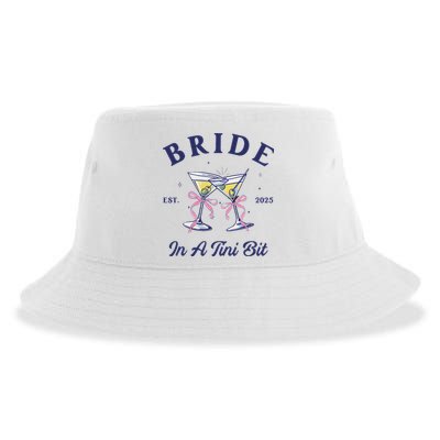 Bachelorette Party Martini Lover Bride An A Tini Bit Bride Sustainable Bucket Hat