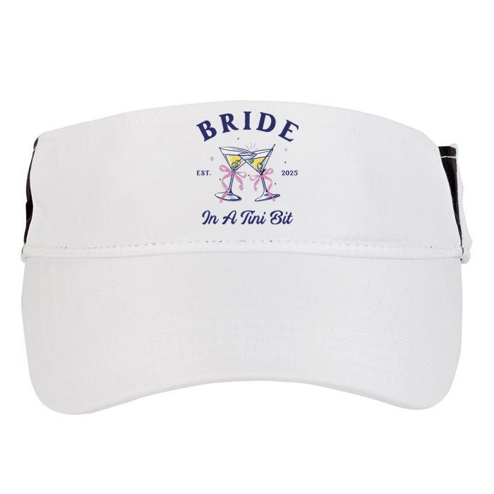 Bachelorette Party Martini Lover Bride An A Tini Bit Bride Adult Drive Performance Visor