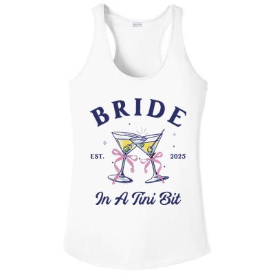 Bachelorette Party Martini Lover Bride An A Tini Bit Bride Ladies PosiCharge Competitor Racerback Tank