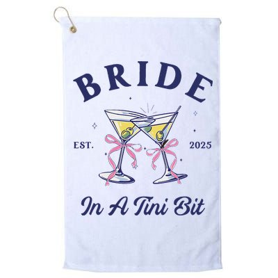 Bachelorette Party Martini Lover Bride An A Tini Bit Bride Golf Towel