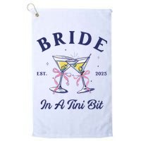 Bachelorette Party Martini Lover Bride An A Tini Bit Bride Golf Towel