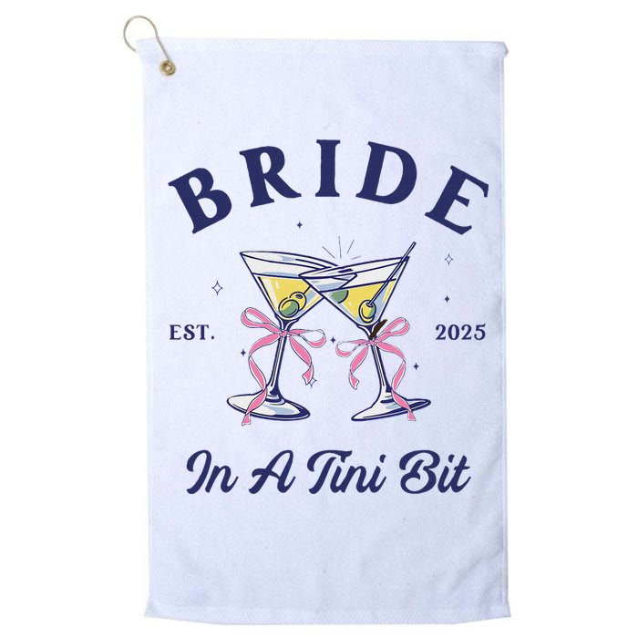 Bachelorette Party Martini Lover Bride An A Tini Bit Bride Golf Towel