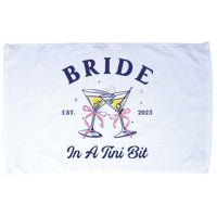 Bachelorette Party Martini Lover Bride An A Tini Bit Bride Microfiber Hand Towel