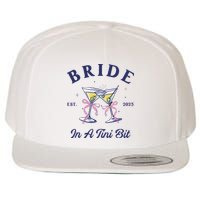 Bachelorette Party Martini Lover Bride An A Tini Bit Bride Wool Snapback Cap