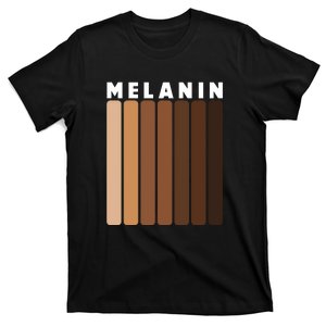 Black Pride Melanin For Women Men Afro Queens Kings T-Shirt