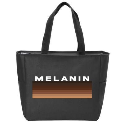 Black Pride Melanin For Women Men Afro Queens Kings Zip Tote Bag