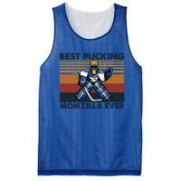 Best Pucking Momzilla Ever Funny Hockey Mom Saying Funny Gift Mesh Reversible Basketball Jersey Tank