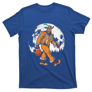 Bigfoot Pimp Moon Halloween Pumpkin Funny Sasquatch DOTD Day T-Shirt