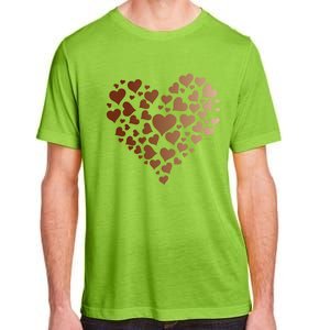 Black Pride Melanin Skin Tone Heart Juneteenth Cute Gift Adult ChromaSoft Performance T-Shirt