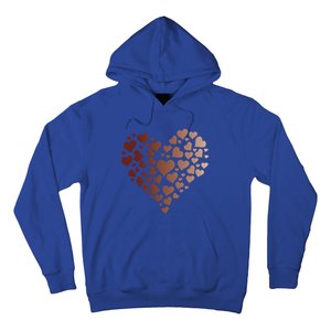 Black Pride Melanin Skin Tone Heart Juneteenth Cute Gift Hoodie