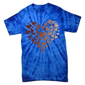 Black Pride Melanin Skin Tone Heart Juneteenth Cute Gift Tie-Dye T-Shirt