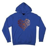 Black Pride Melanin Skin Tone Heart Juneteenth Cute Gift Tall Hoodie