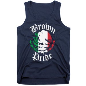 Brown Pride Mexican Flag Gift Tank Top