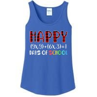 Buffalo Plaid Math Equation Nerdy Geeky 100 Days Y'all Meaningful Gift Ladies Essential Tank