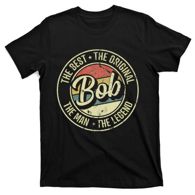 Bob Personal Name First Name Retro Bob T-Shirt