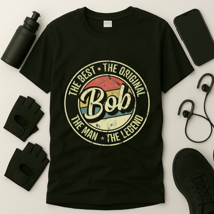 Bob Personal Name First Name Retro Bob T-Shirt