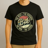Bob Personal Name First Name Retro Bob T-Shirt