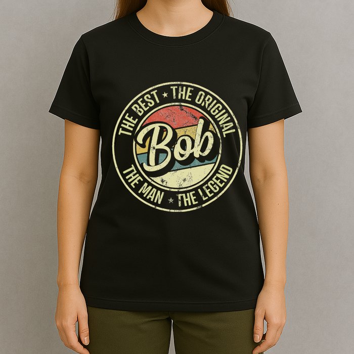 Bob Personal Name First Name Retro Bob T-Shirt