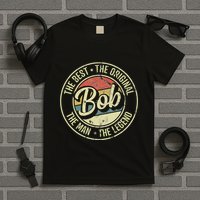 Bob Personal Name First Name Retro Bob T-Shirt