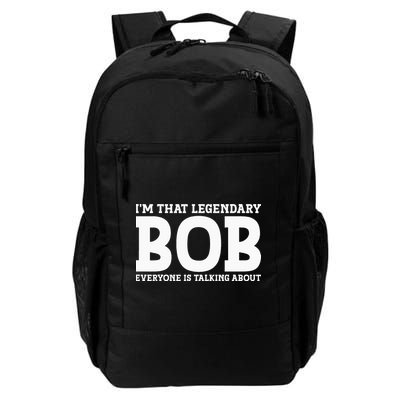 Bob Personal Name First Name Funny Bob Daily Commute Backpack