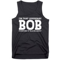Bob Personal Name First Name Funny Bob Tank Top