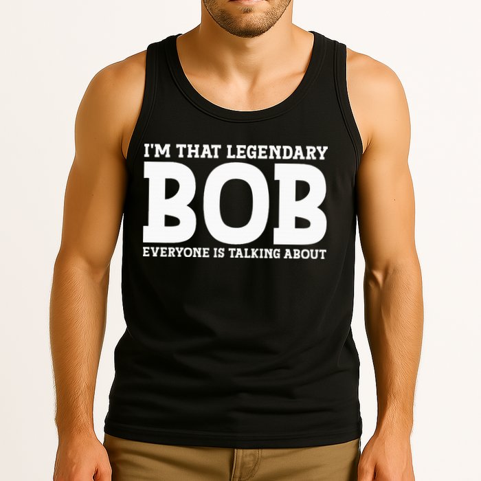 Bob Personal Name First Name Funny Bob Tank Top
