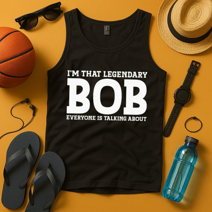 Bob Personal Name First Name Funny Bob Tank Top