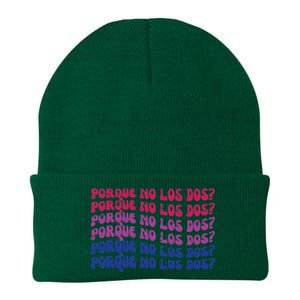 Bisexual Porque No Los Dos Bi Pride Flag Lgbtq Knit Cap Winter Beanie