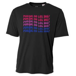 Bisexual Porque No Los Dos Bi Pride Flag Lgbtq Cooling Performance Crew T-Shirt