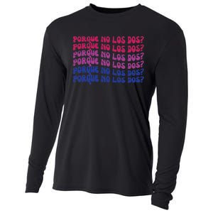 Bisexual Porque No Los Dos Bi Pride Flag Lgbtq Cooling Performance Long Sleeve Crew