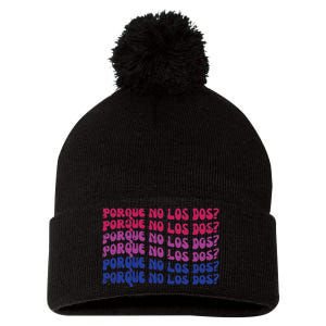 Bisexual Porque No Los Dos Bi Pride Flag Lgbtq Pom Pom 12in Knit Beanie