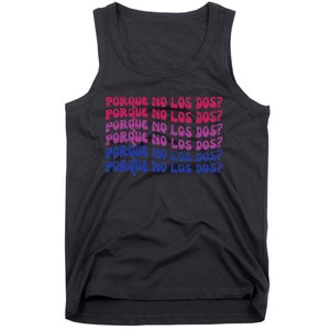 Bisexual Porque No Los Dos Bi Pride Flag Lgbtq Tank Top