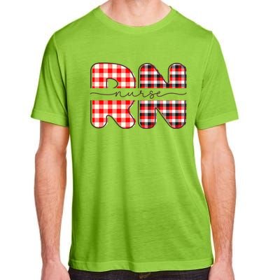 Buffalo Plaid Nurse Print Adult ChromaSoft Performance T-Shirt