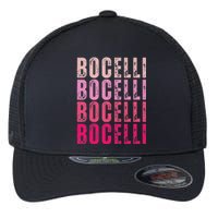 Bocelli Personalized Name I Love Bocelli Vintage Flexfit Unipanel Trucker Cap