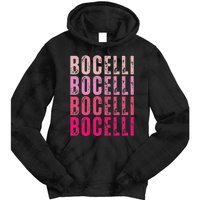 Bocelli Personalized Name I Love Bocelli Vintage Tie Dye Hoodie