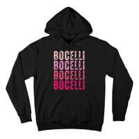 Bocelli Personalized Name I Love Bocelli Vintage Tall Hoodie