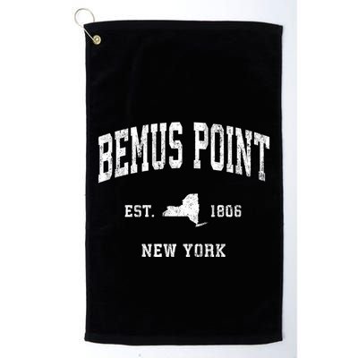 Bemus Point New York Ny Vintage Athletic Sports Golf Towel