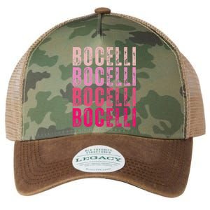 Bocelli Personalized Name I Love Bocelli Legacy Tie Dye Trucker Hat