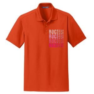 Bocelli Personalized Name I Love Bocelli Dry Zone Grid Polo