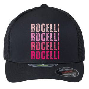 Bocelli Personalized Name I Love Bocelli Flexfit Unipanel Trucker Cap