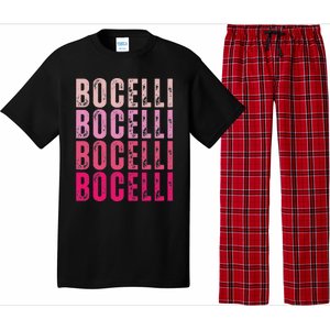 Bocelli Personalized Name I Love Bocelli Pajama Set