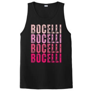 Bocelli Personalized Name I Love Bocelli PosiCharge Competitor Tank