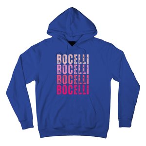 Bocelli Personalized Name I Love Bocelli Hoodie