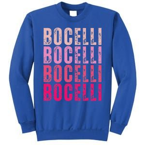 Bocelli Personalized Name I Love Bocelli Sweatshirt