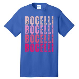 Bocelli Personalized Name I Love Bocelli Tall T-Shirt