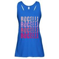 Bocelli Personalized Name I Love Bocelli Ladies Essential Flowy Tank