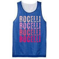 Bocelli Personalized Name I Love Bocelli Mesh Reversible Basketball Jersey Tank