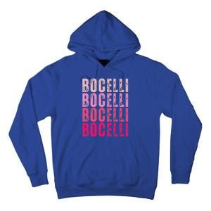 Bocelli Personalized Name I Love Bocelli Tall Hoodie