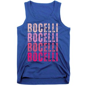 Bocelli Personalized Name I Love Bocelli Tank Top