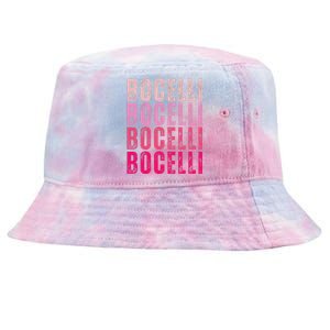 Bocelli Personalized Name I Love Bocelli Tie-Dyed Bucket Hat